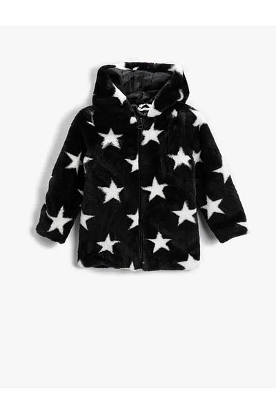 Koton Girl's Jacket Black - White 3wkg20030aw