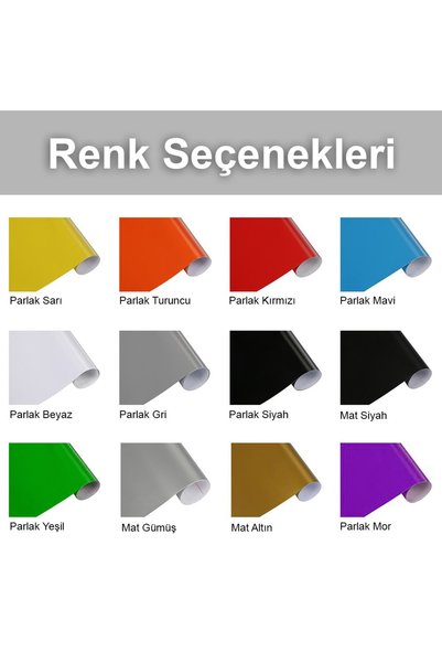 Vegatasarım Auto Car Sticker Decal - 2 Pieces Name Lettering - Black