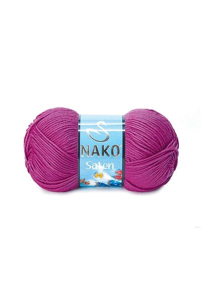 NAKO Satin 5-Piece Hand Knitting Thread with Earrings 6964