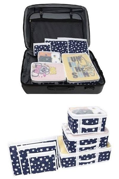Smyak Set of 6 Suitcase Organizer, Suitcase Organizer, Suitcase Organizer