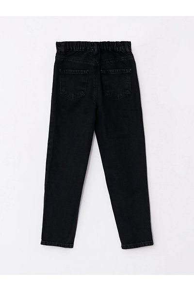 LC Waikiki Pantaloni Mom Jean pentru fete cu talie elastică ruptă