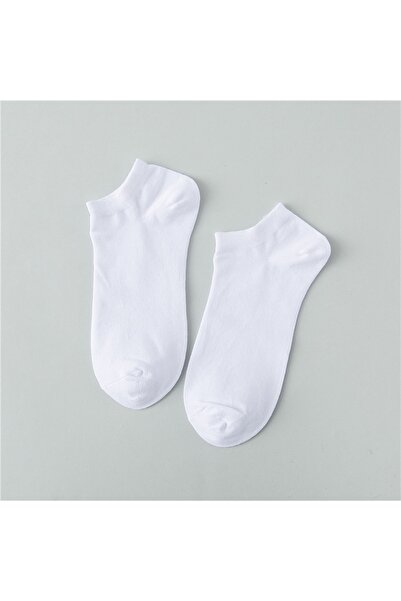 WORTHY SOCKS Чифт от 4 памучни бели чорапи до глезена