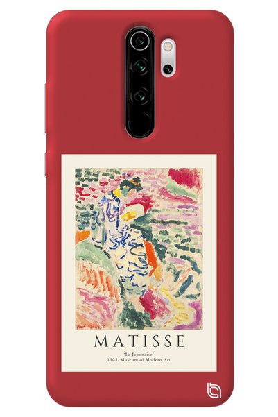 WANNA PROTECT Xiaomi Redmi Note 8 Pro Red Premium Velvet Inside Matisse Patte...