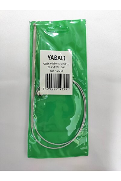 ATMACA TUHAFİYE Frigărui de sârmă de oțel cu opritor de cioc 60 Cm 4 Mm