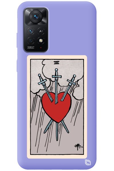 WANNA PROTECT حافظة هاتف من السيليكون لهاتف Xiaomi Redmi Note 11 Pro Lilac Pr...