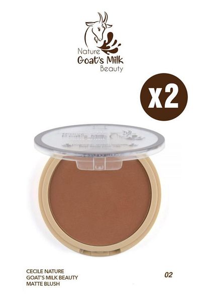 Cecile Goat Milk Matte Blush 02 Set of Two