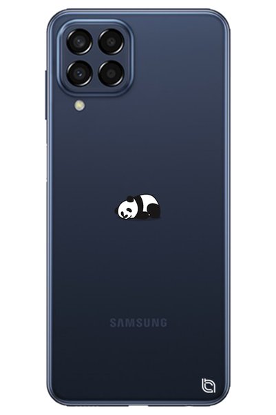 WANNA PROTECT Samsung M22 Clear Premium Panda Pattern Silicone Phone Case