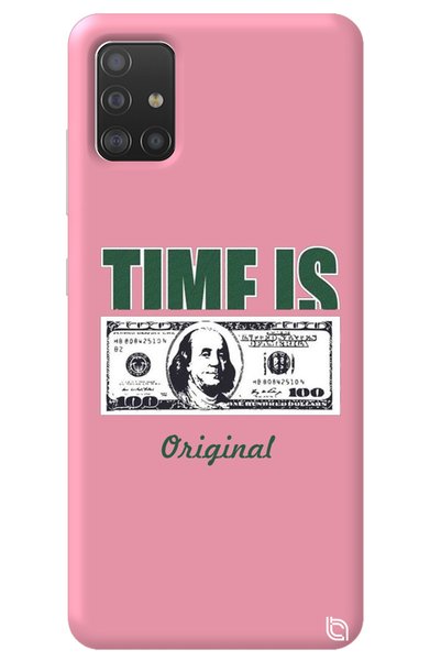 WANNA PROTECT Samsung A71 Pink Premium Velvet Money Patterned Silicone Phone ...