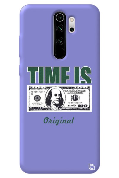 WANNA PROTECT Xiaomi Redmi Note 8 Pro Lilac Premium Velvet Money Patterned Si...