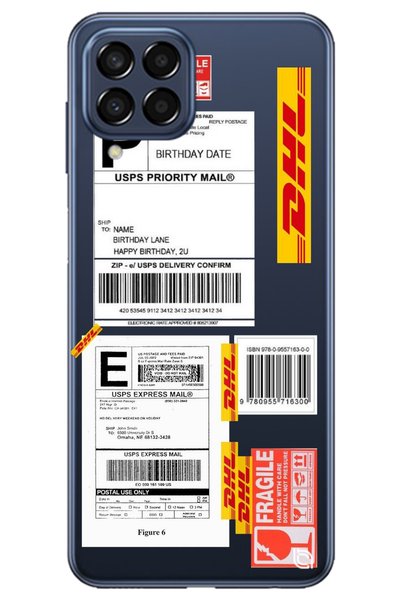 WANNA PROTECT Samsung M22 Clear Premium Express Patterned Silicone Phone Case