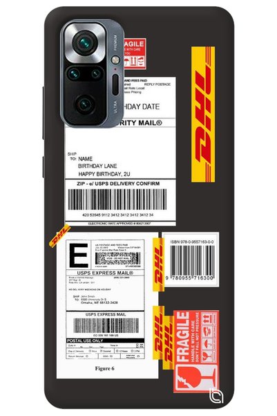 WANNA PROTECT Xiaomi Redmi Note 10 Pro Black Premium Velvet Inside Express Pa...