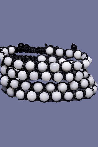 Tesbih Atölyesi Certified Mother of Pearl Stone Natural Stone Bracelet (AAA Quality)