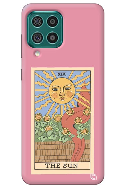 WANNA PROTECT M32 Compatible Pink Premium Velvet Inside Tarot Sun Patterned S...