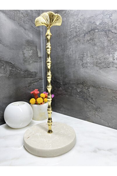 Modestmar Doğal Bejmermer Havluluk Gold Objeli