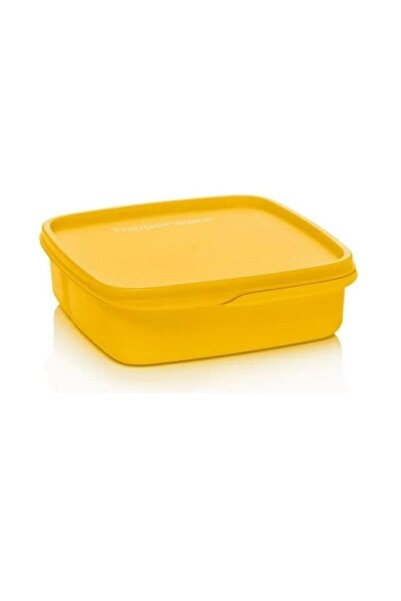 Tupperware Compartmented Lunch Box 550 ml Yellow Breakfast Plate