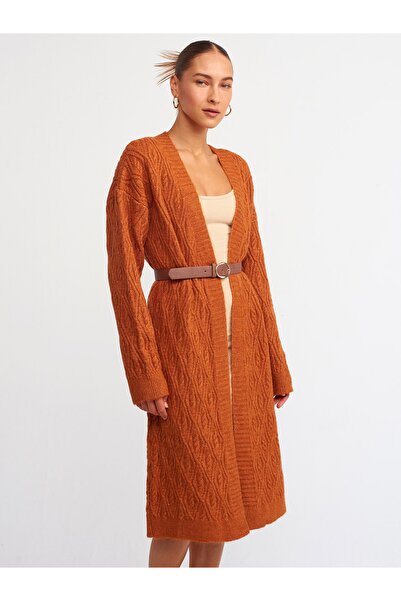 Dilvin 60164 Πλεκτά πλεκτά Ζακέτα καμένα Τ.