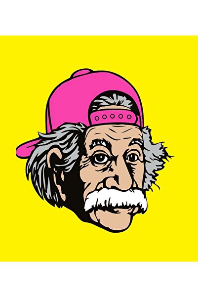 MegaSticker ملصق آلي رائع من آينشتاين - مقاس 13 × 13 سم، للدراجة النارية والك...