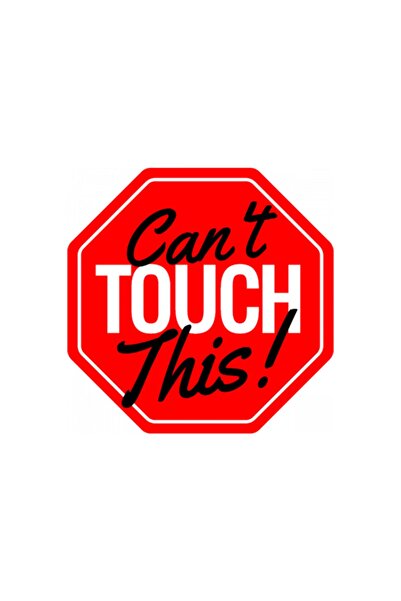 MegaSticker لا يمكن لمس هذه الملصق التلقائي للدراجة النارية والكمبيوتر المحمو...