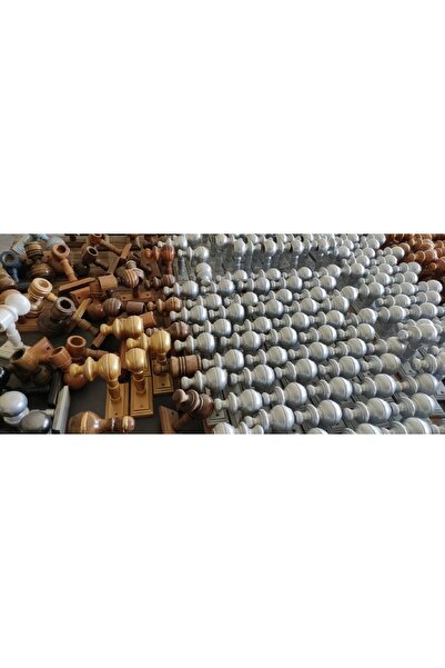 OPEN SHOPS Ahşap Perde Rustik Başlığı ( Tek Raylı Veya Çift Raylı Modellerini...