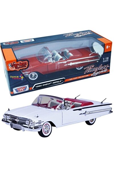 Motor Max Model Araba 1:18 1960 Corvette Impala