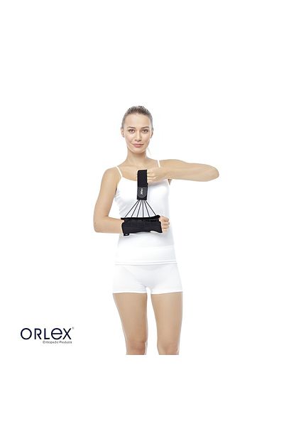 ORLEX جبيرة معصم يدوية برباط على الوجهين مقاس 1 (ق)
