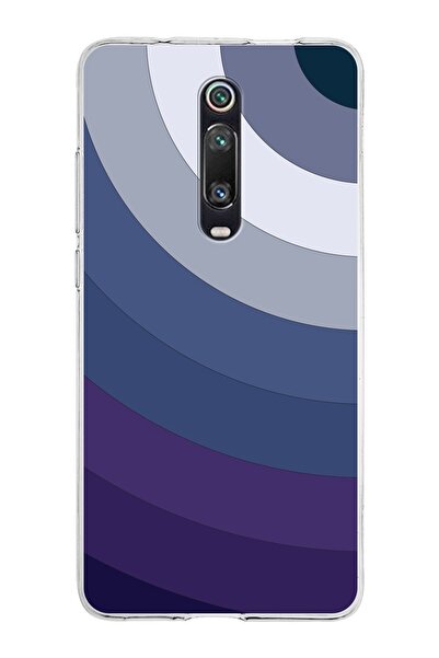 PrintiFy Xiaomi Mi 9t Uyumlu Kapak Renk Cümbüşü Tasarımlı Şeffaf Silikon Kılıf