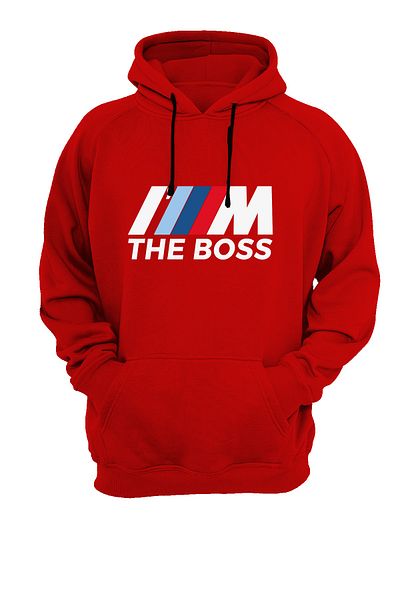 WİDİ Κόκκινο φούτερ Boss Printed