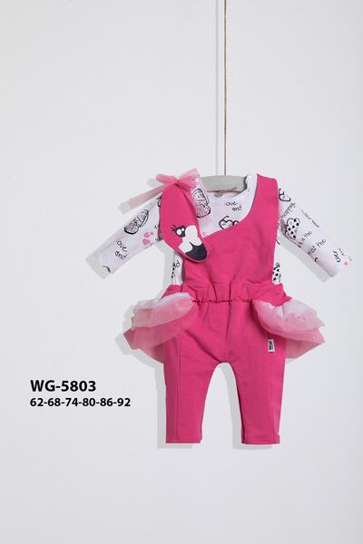 Wogi Kız Bebek Tulum Takım