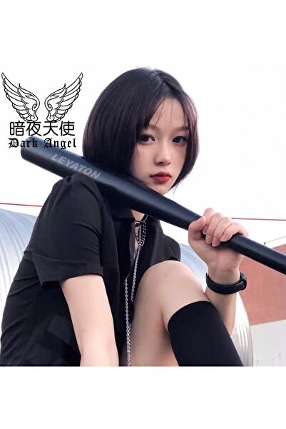 Leyaton 61 cm Meşe Ağacı Zımparalı Beyzbol Sopası Kırılmaz Baseball Haydar So...