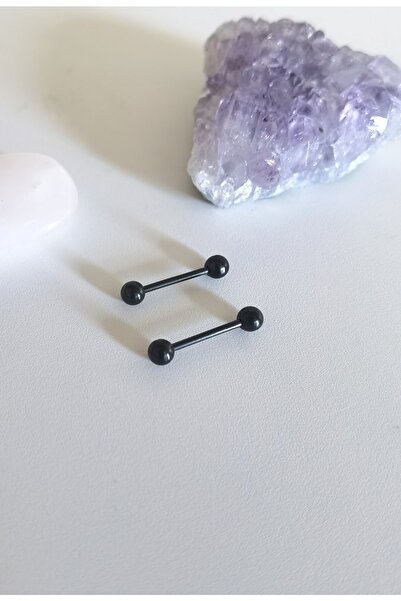 Bylin Cerrahi Çelik Memeucu/nipple Piercing (BAR KALINLIĞI 1,2MM) ( 1 Çift)