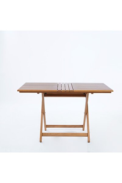 CMS SANDALYE Ahşap Katlanır Izgaralı Masif Masa 80x120