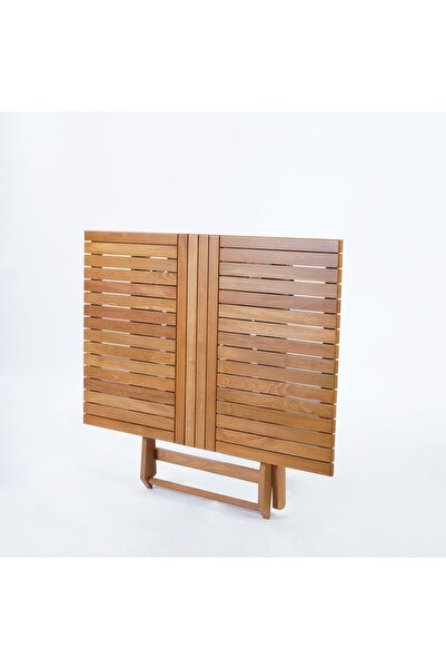 CMS SANDALYE Ahşap Katlanır Izgaralı Masif Masa 80x120