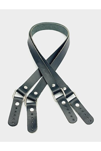 angel çanta aksesuar Μαύρο Χρώμα Τετράγωνο Μοντέλο Λαβή τσάντας από πραγματικ...