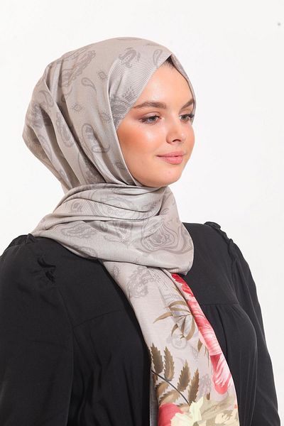 19V69 ITALIA Floral Pattern Pavia Series with Shawl Hanger and Gift Set 90x200 Cm