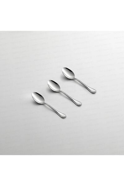 Nehir Monaco Stainless Steel Tea Spoon - 12 Li Tea Spoons 18/10