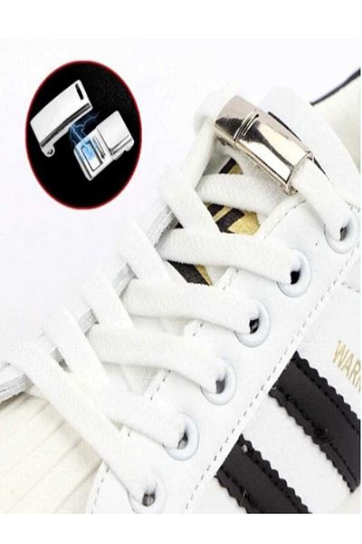 Tor Store Flexible Elastic Shoe String Laces with Magnetic Clip