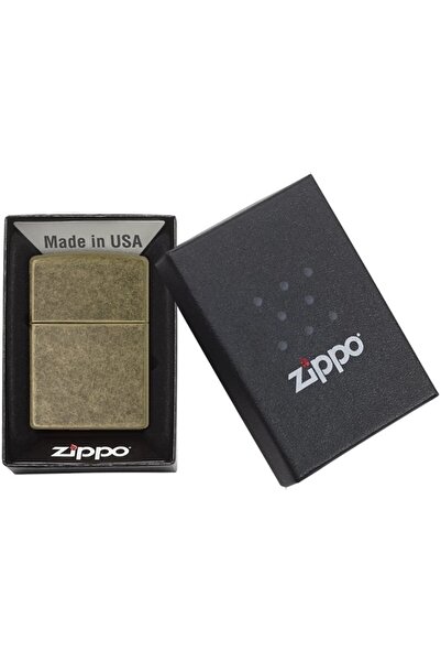 Zippo Çakmak 201fb-000117 Reg Flat Btm Antique Bras