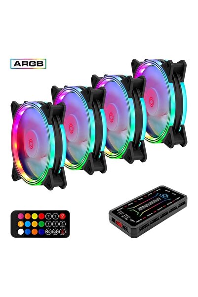 FRISBY Fcl-f1272c 4x120mm Argb Fan Kontrol Hub Kasa Fanı