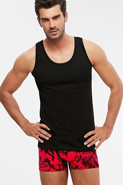 Kom Ανδρικό εσώρουχο Henry 2 βαμβακερό μαύρο