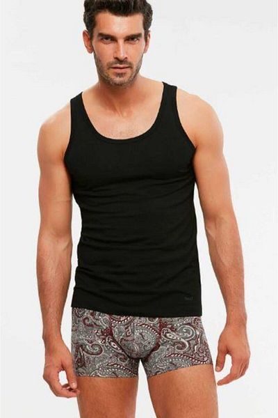 Kom Scott Strappy 2-pack Men's Undershirt - Black