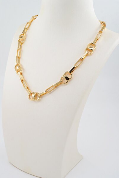 By Zeyna Aksesuar قلادة سلسلة محبوكة بتصميم خاص للنساء