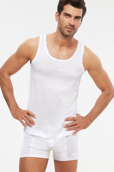 Kom Ανδρικό εσώρουχο White Elite Mercerized