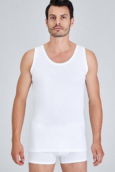 Kom Мъжка тениска Henry Бяла Xl