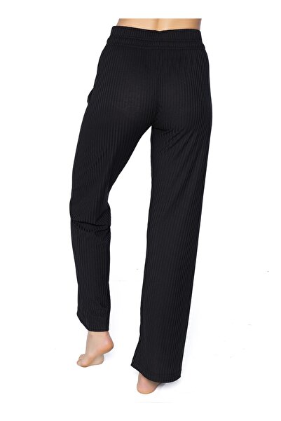 MIOGY Kadın Fitilli Bol Paça Kaşkorse Pantolon