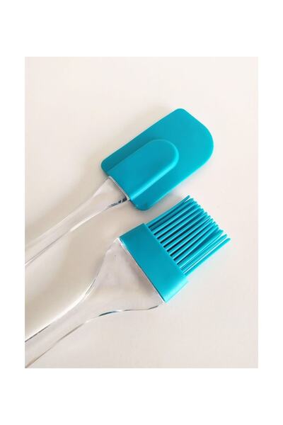 BYZHOME فرشاة وملعقة بيض سيليكون منزلية