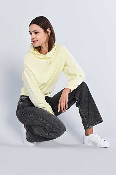 ECKO UNLTD Houdson Yellow Women's Hooded Hoodie