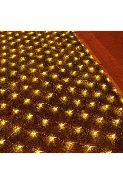 thebeyogluu 1.5m*1.5m 220v Fişli 8 Fonksiyonlu Dize Işık Led
