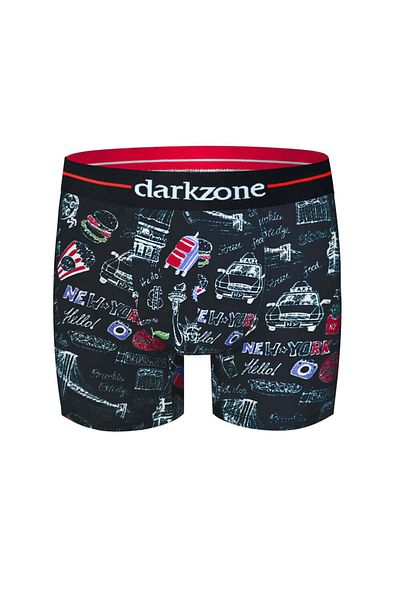 darkzone Ανδρικά μπόξερ με ψηφιακά τυπωμένα σχέδια ταξιδιού