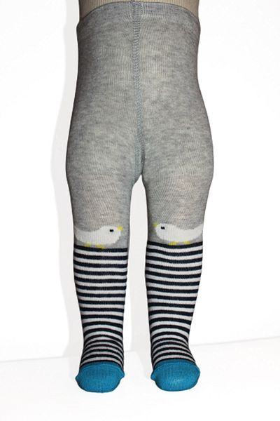 Bibaby Baby Boy Bird Patterned Cotton Combed Pantyhose