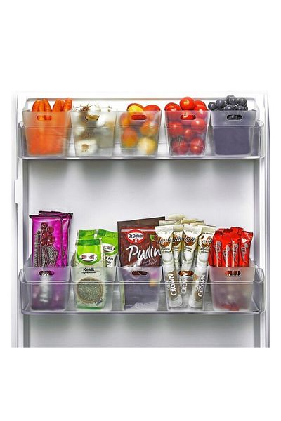 Homesea Set of 5 - Refrigerator, Lid and Organizer Organizer Box and Surprise Gifts